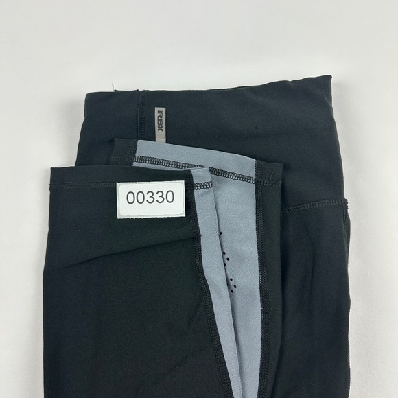 RBX Athletic Pants Womens XL Crop Gray Black - Picture 3 of 9